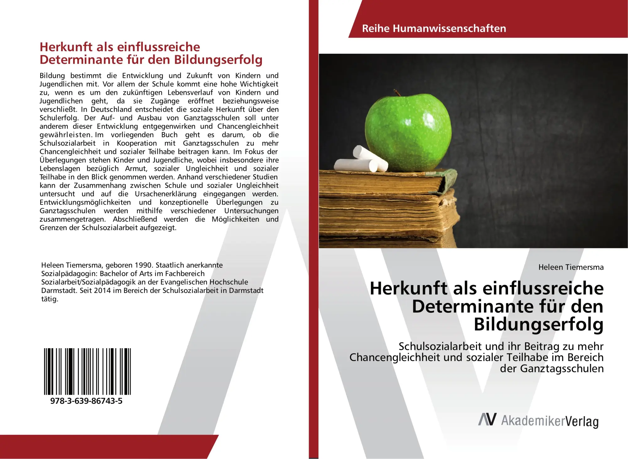 Cover: 9783639867435 | Herkunft als einflussreiche Determinante für den Bildungserfolg | Buch