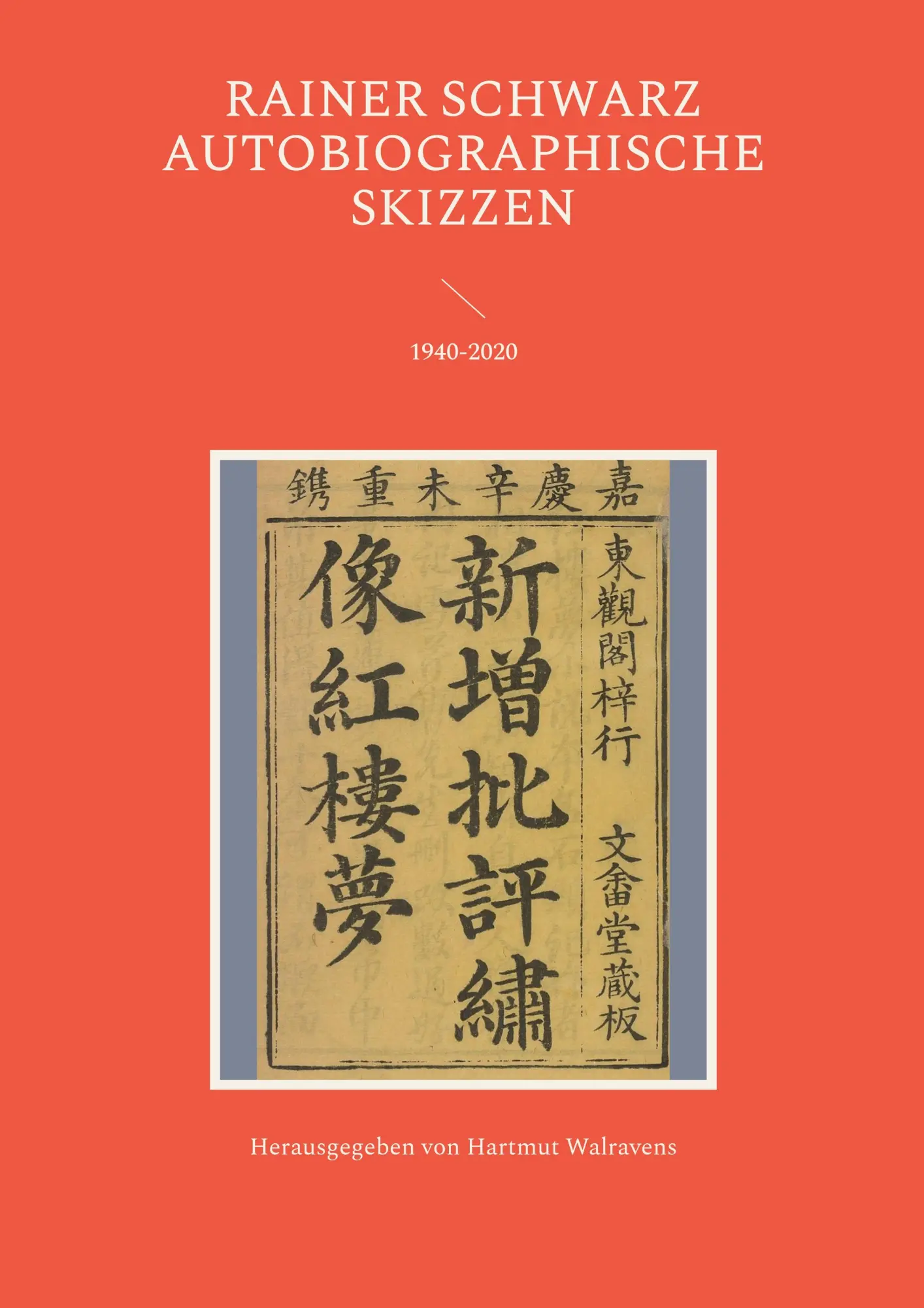 Cover: 9783756827435 | Autobiographische Skizzen | 1940-2020 | Rainer Schwarz | Taschenbuch