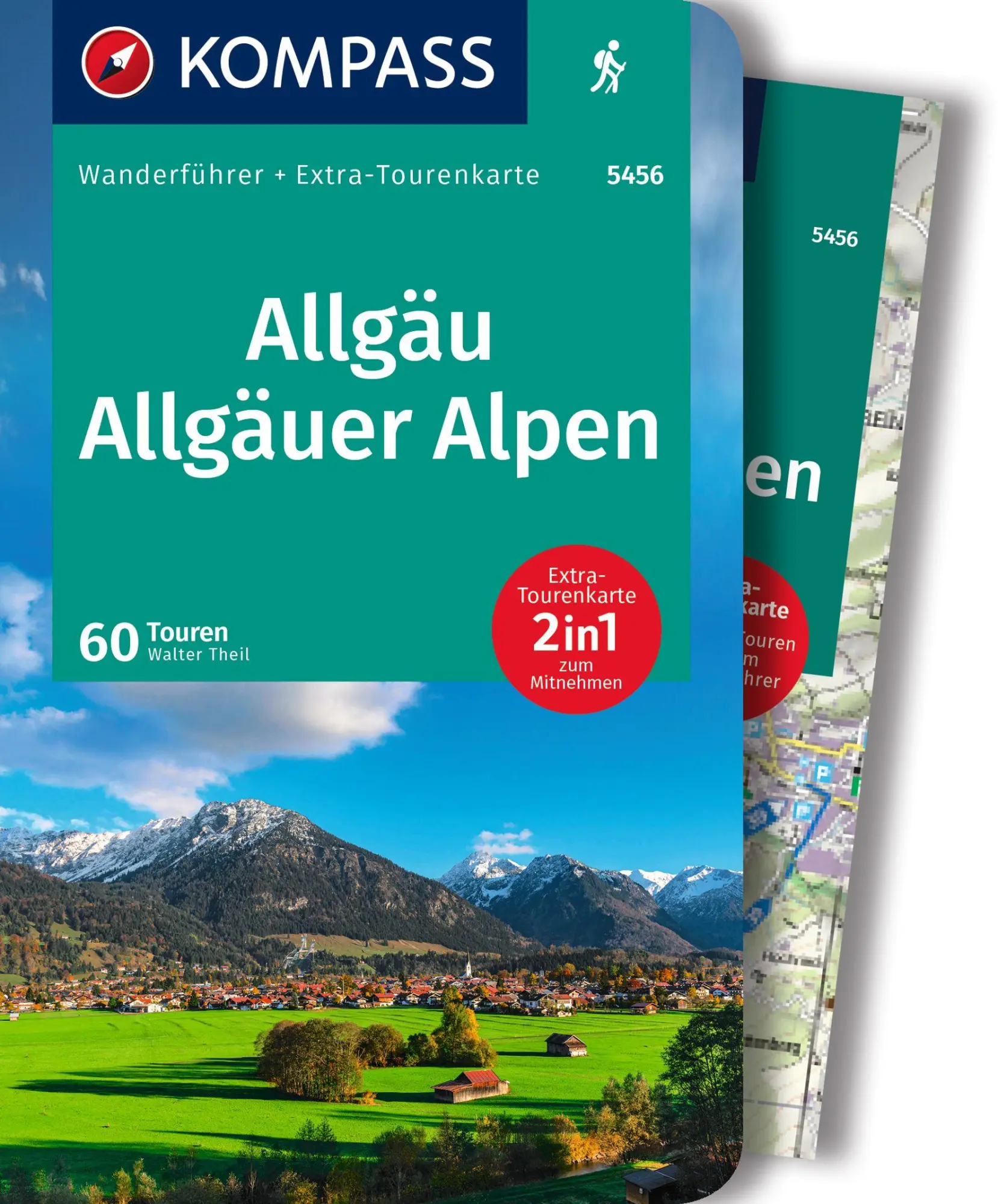 Cover: 9783991217435 | KOMPASS Wanderführer Allgäu, Allgäuer Alpen, 60 Touren mit...