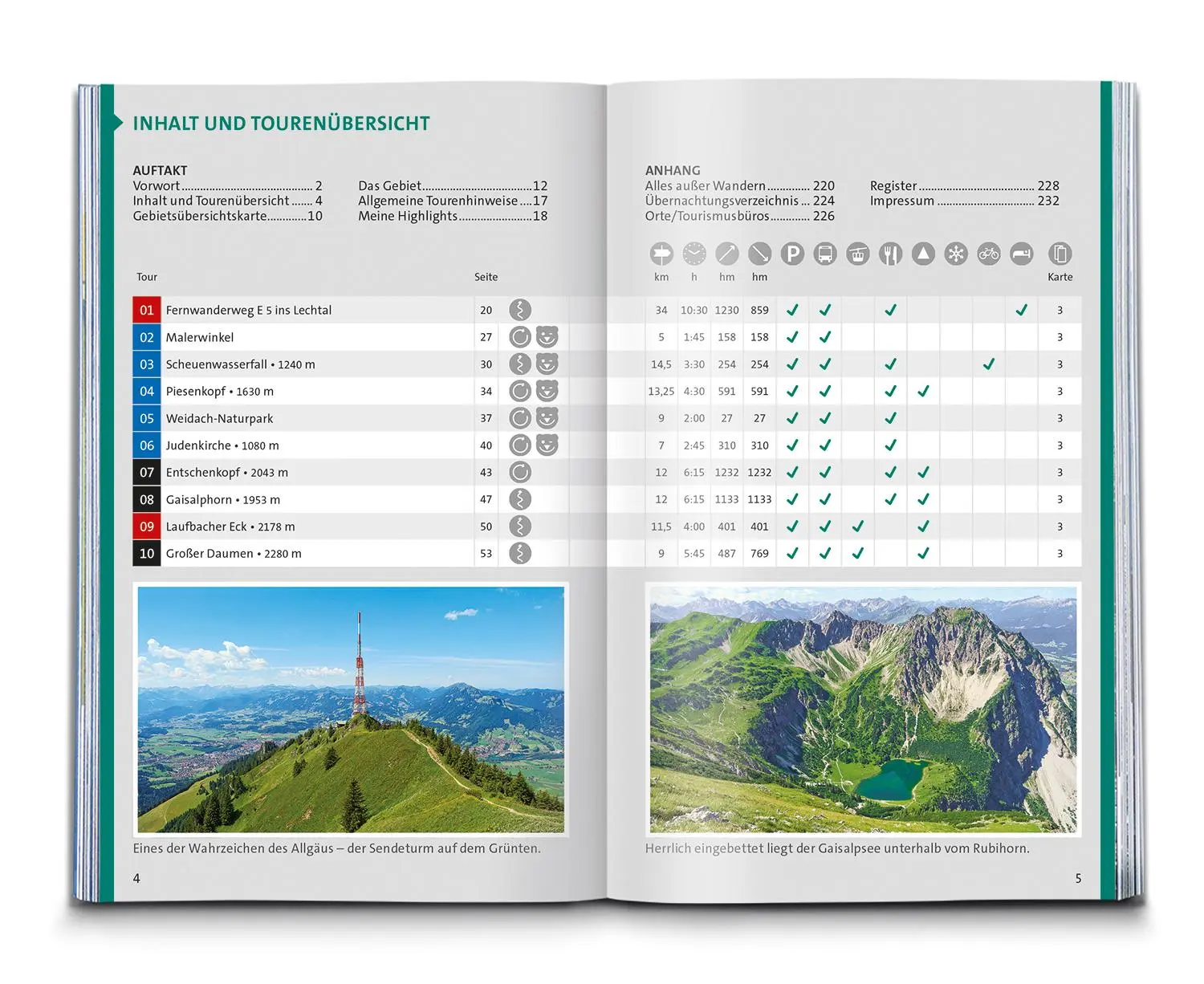 Bild: 9783991217435 | KOMPASS Wanderführer Allgäu, Allgäuer Alpen, 60 Touren mit...