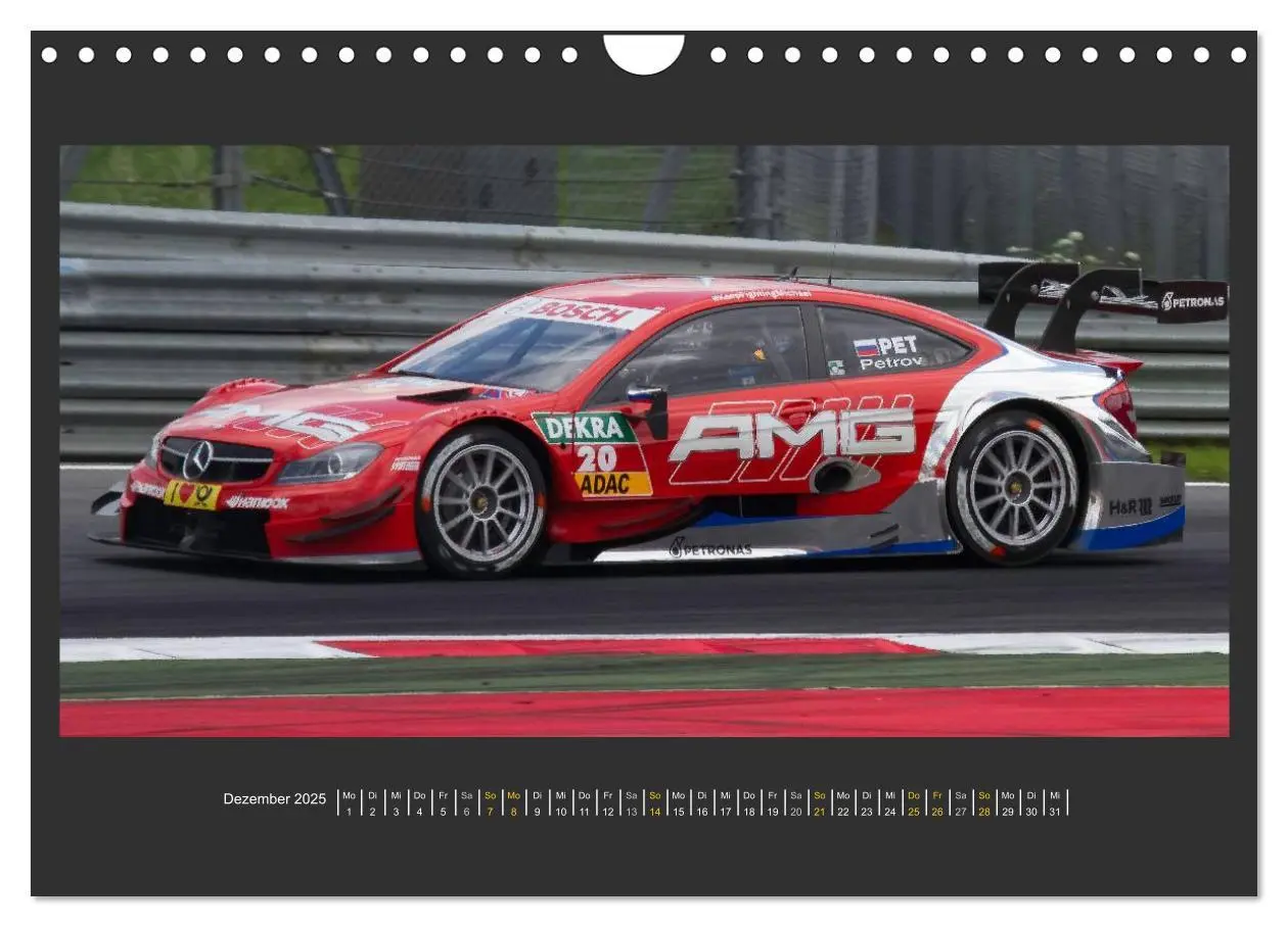 Bild: 9783435677535 | DTM-SPIELBERG (Wandkalender 2025 DIN A4 quer), CALVENDO Monatskalender