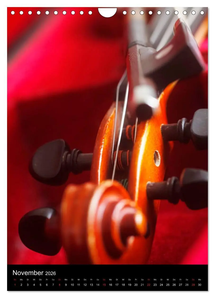 Bild: 9783516477535 | Musik (Wandkalender 2026 DIN A4 hoch), CALVENDO Monatskalender | Jäger