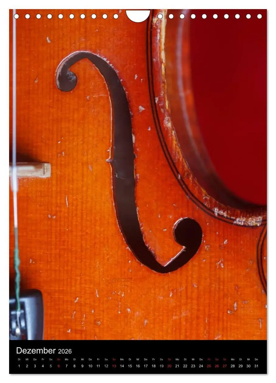 Bild: 9783516477535 | Musik (Wandkalender 2026 DIN A4 hoch), CALVENDO Monatskalender | Jäger