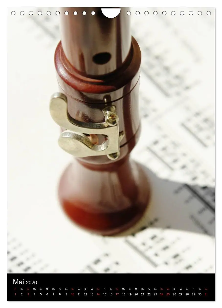 Bild: 9783516477535 | Musik (Wandkalender 2026 DIN A4 hoch), CALVENDO Monatskalender | Jäger