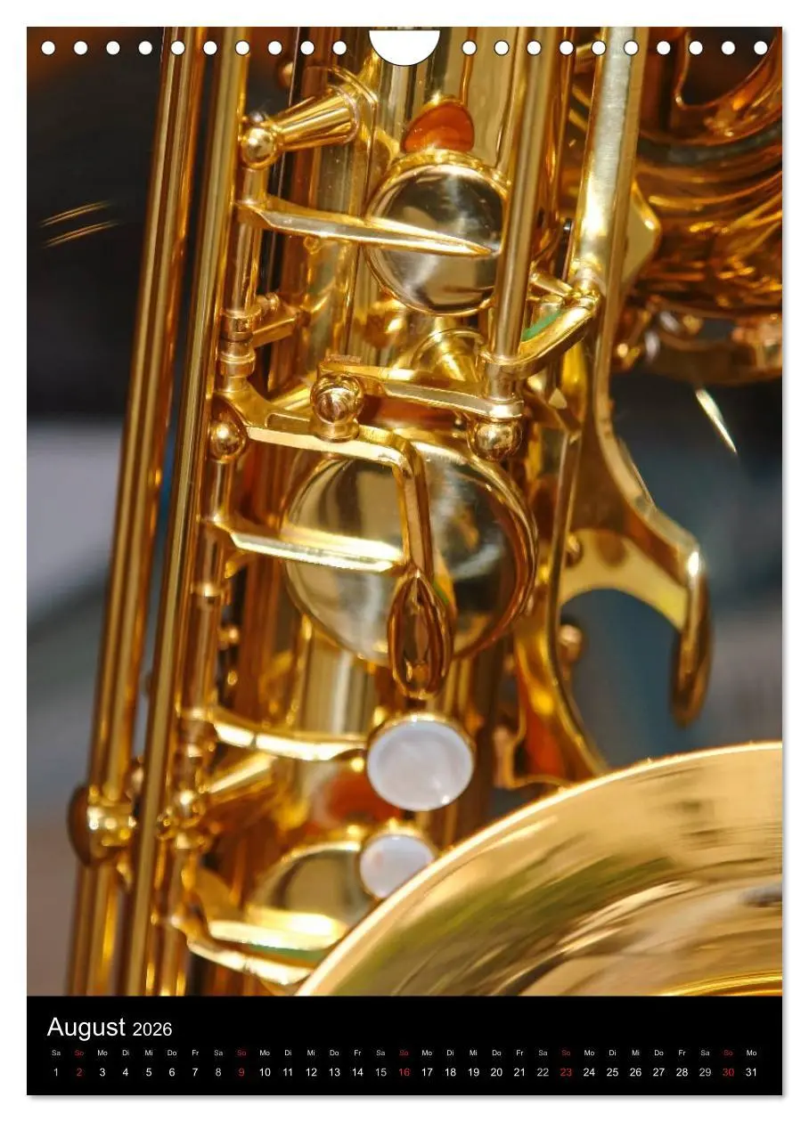 Bild: 9783516477535 | Musik (Wandkalender 2026 DIN A4 hoch), CALVENDO Monatskalender | Jäger