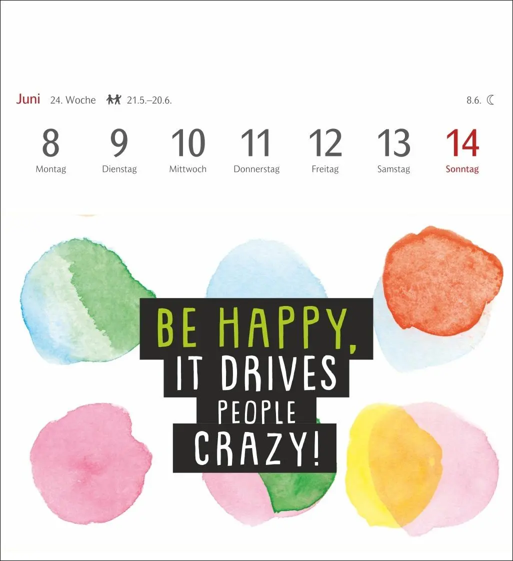 Bild: 9783840037535 | Positive-Sprüche-Kalender Postkartenkalender 2026 - Mit 53 Postkarten