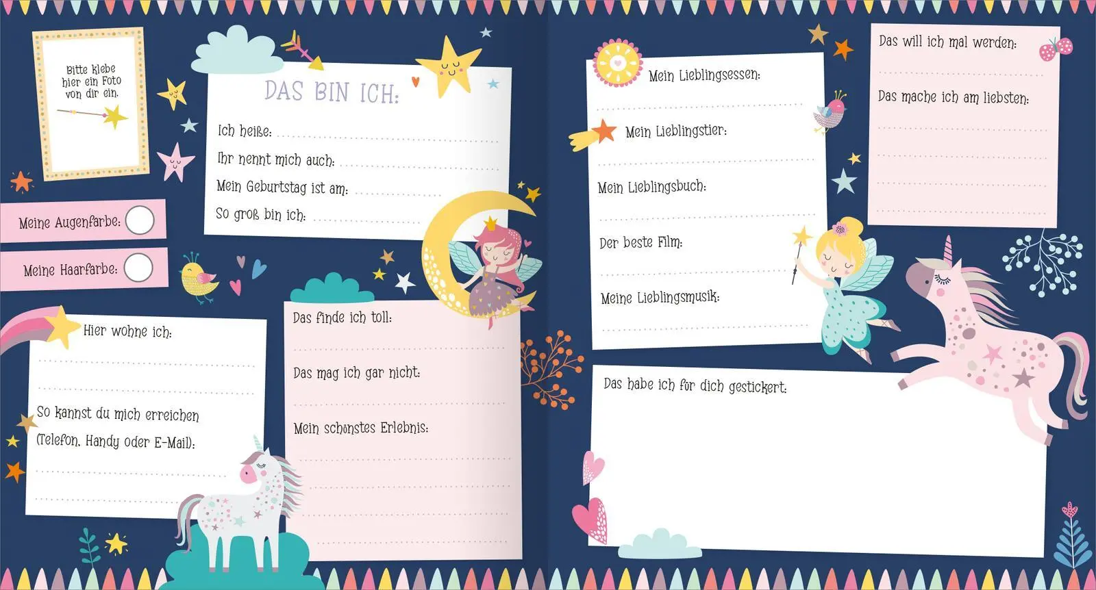 Bild: 4014489127635 | Alle meine Freunde - Feen Mit über 300 Stickern | Buch | 64 S. | 2024