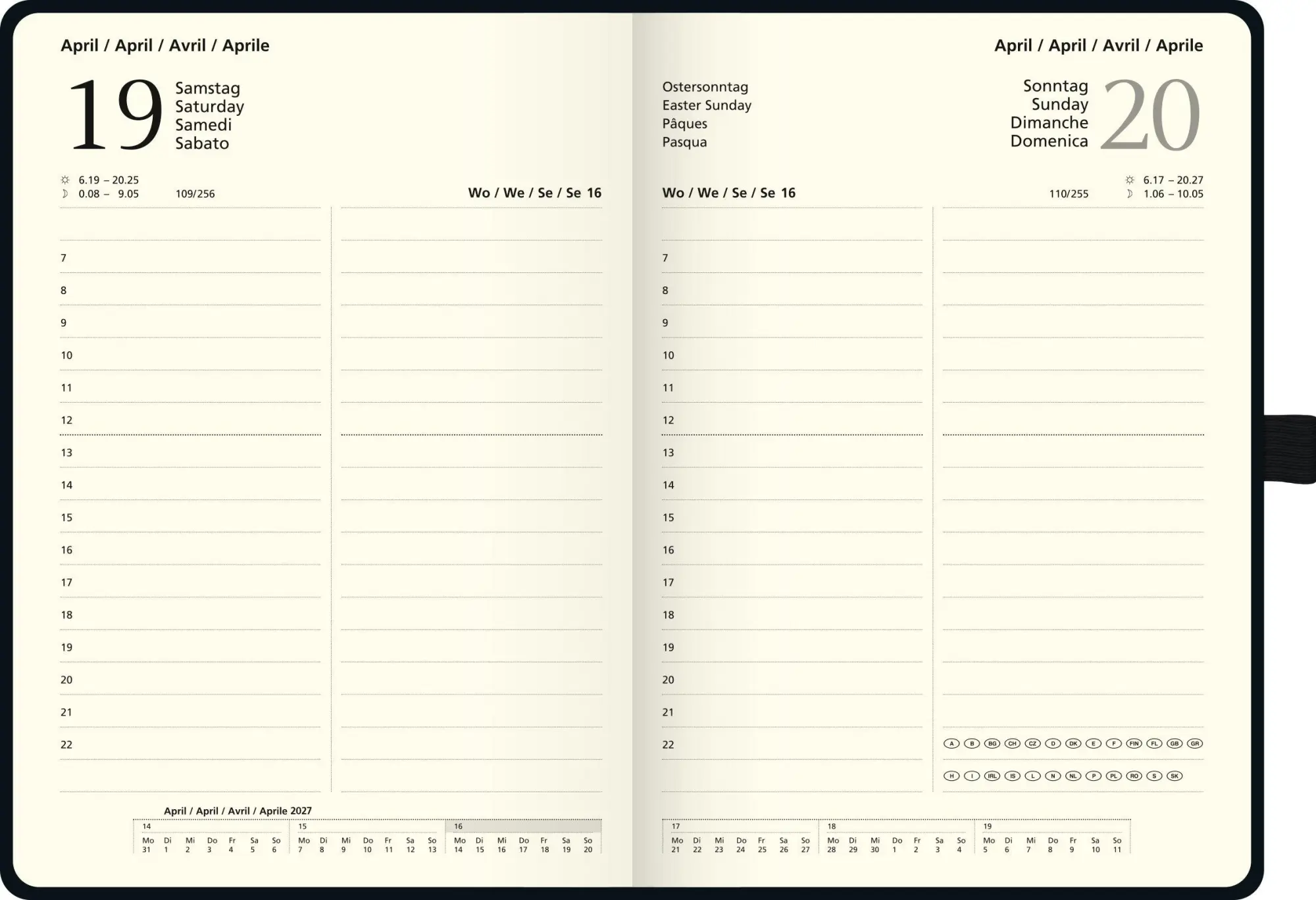 Bild: 4061947157635 | BRUNNEN 1076466907 Buchkalender Kompagnon Mod. 764 66 2027 A5,...