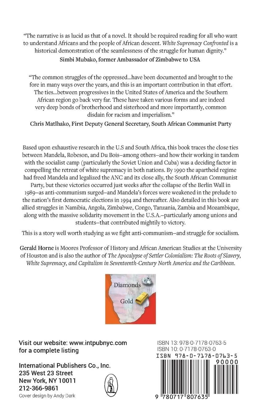 Rückseite: 9780717807635 | White Supremacy Confronted | Gerald Horne | Taschenbuch | Englisch