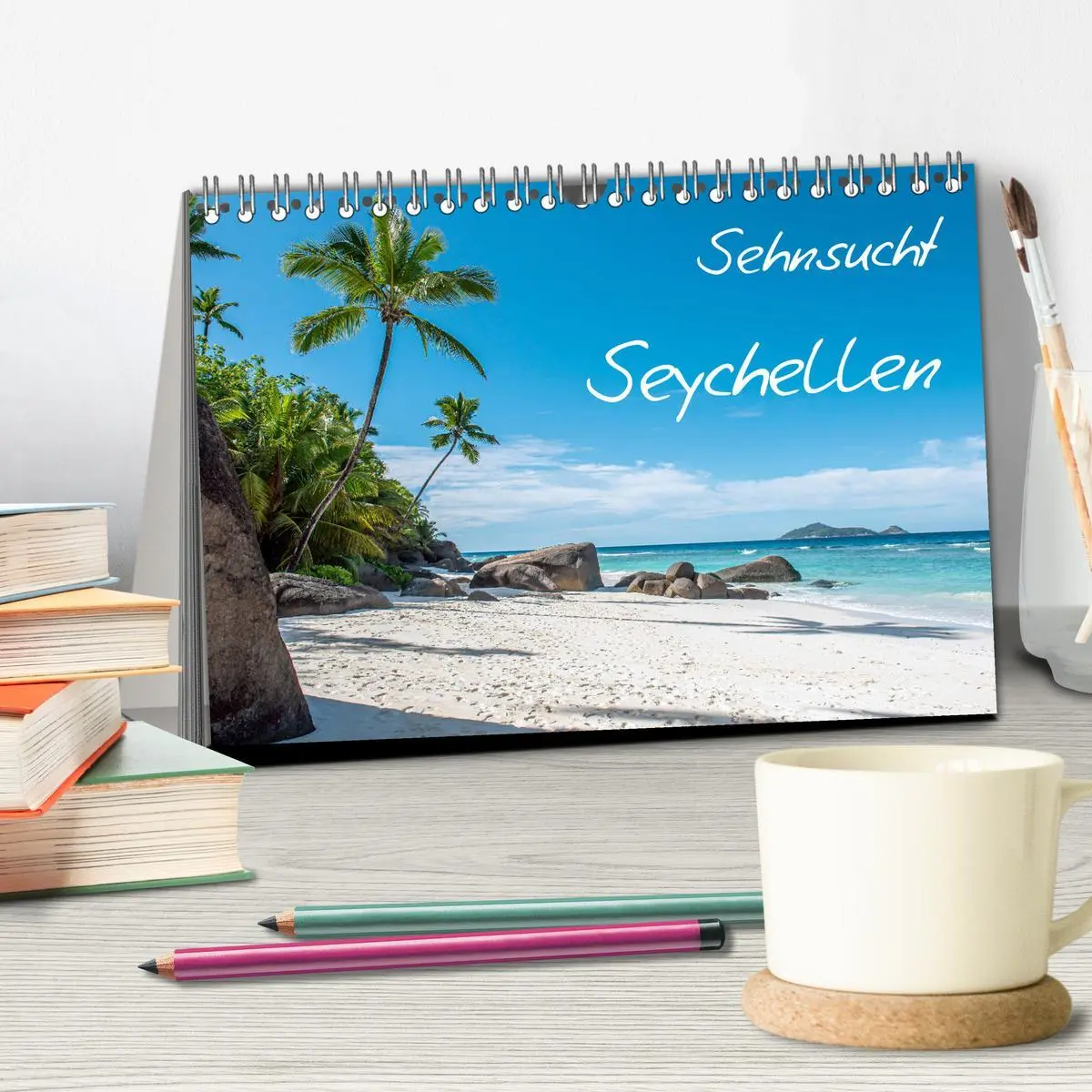 Bild: 9783457687635 | Sehnsucht Seychellen (Tischkalender 2026 DIN A5 quer), CALVENDO...