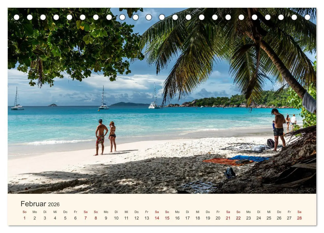 Bild: 9783457687635 | Sehnsucht Seychellen (Tischkalender 2026 DIN A5 quer), CALVENDO...