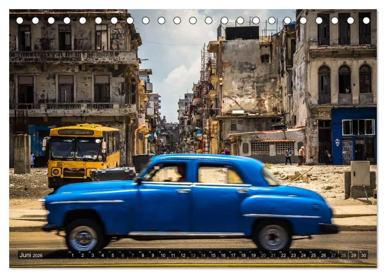 Bild: 9783516087635 | Kuba Nostalgie 2026 (Tischkalender 2026 DIN A5 quer), CALVENDO...