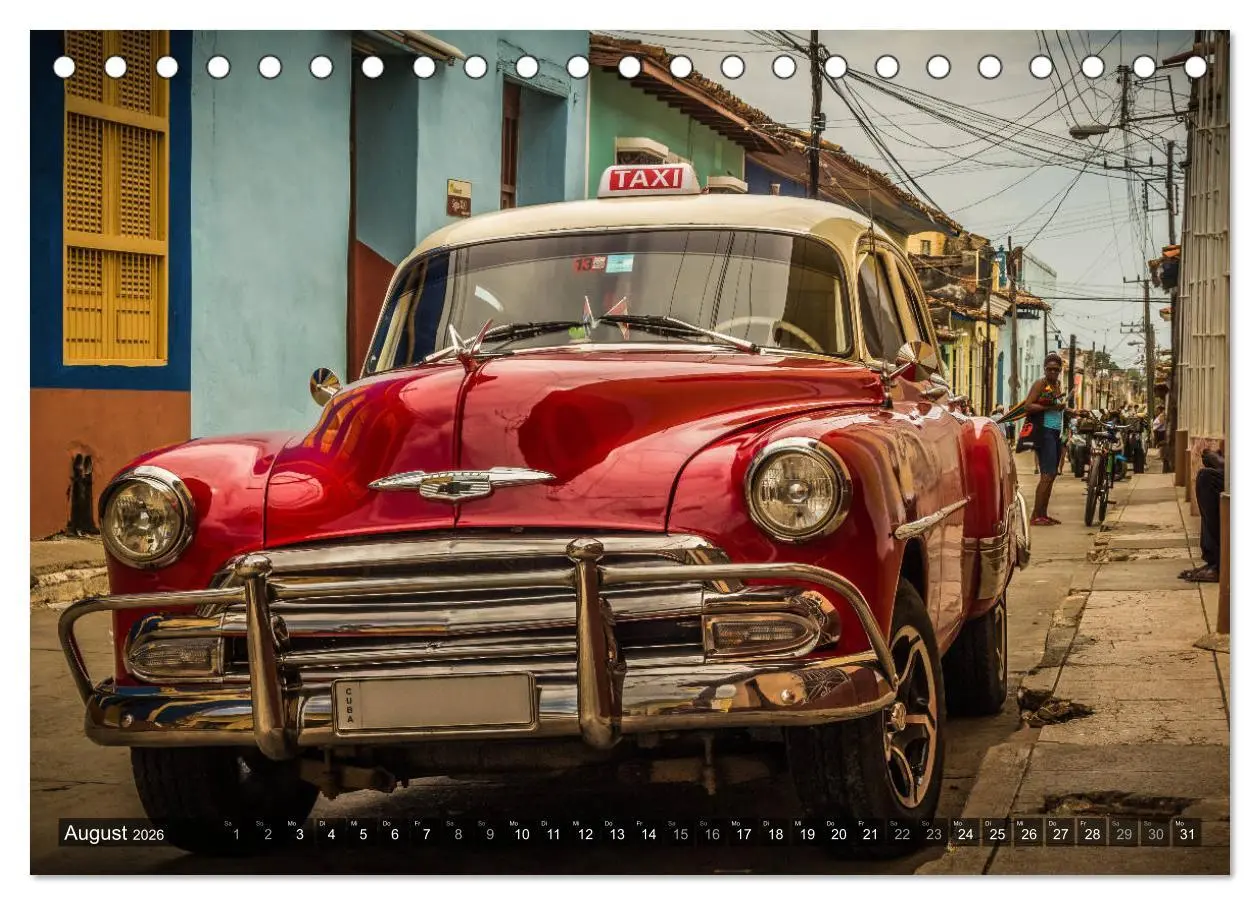 Bild: 9783516087635 | Kuba Nostalgie 2026 (Tischkalender 2026 DIN A5 quer), CALVENDO...