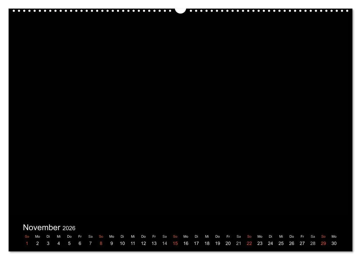 Bild: 9783516227635 | Bastelkalender - Schwarz (Wandkalender 2026 DIN A2 quer), CALVENDO...
