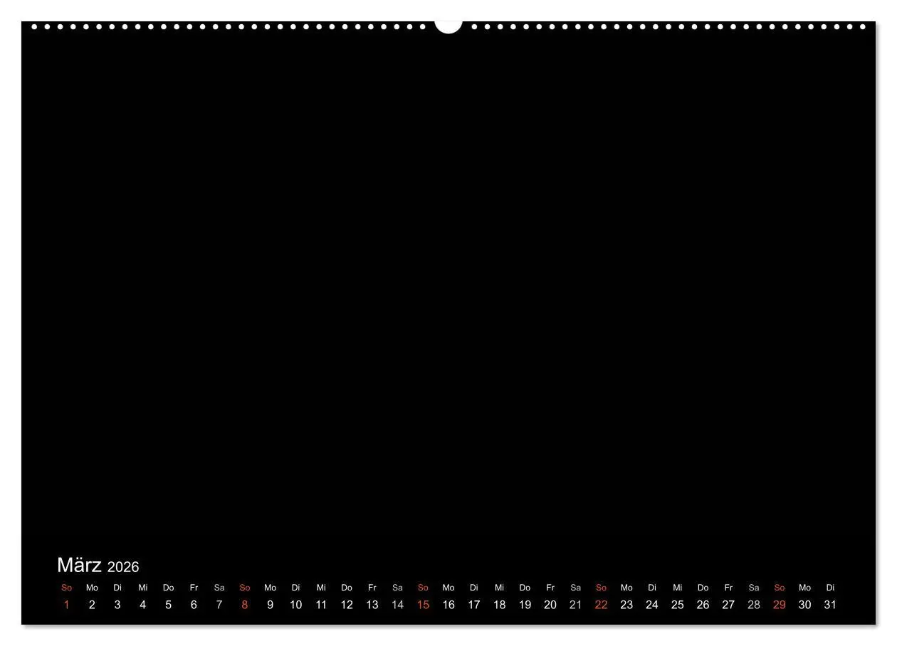 Bild: 9783516227635 | Bastelkalender - Schwarz (Wandkalender 2026 DIN A2 quer), CALVENDO...
