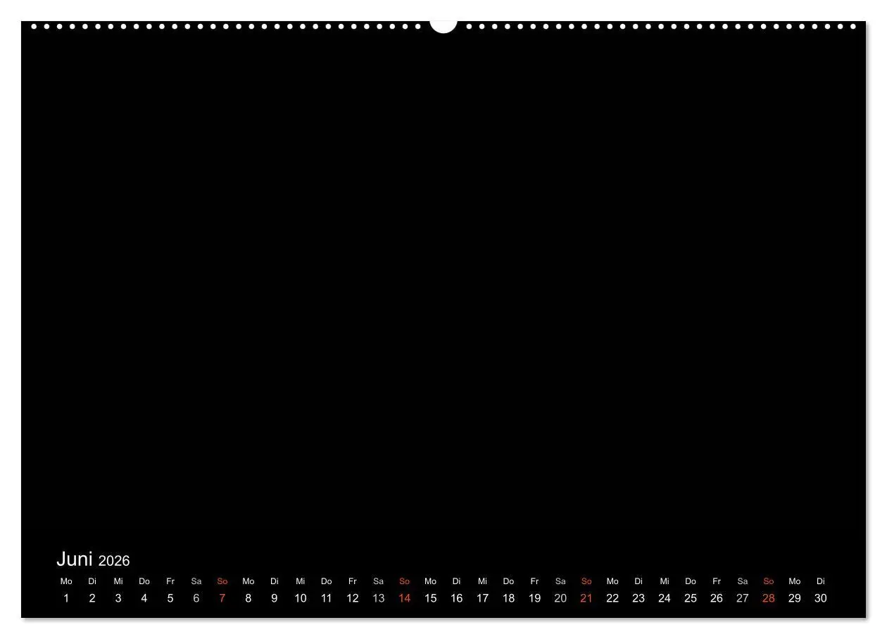 Bild: 9783516227635 | Bastelkalender - Schwarz (Wandkalender 2026 DIN A2 quer), CALVENDO...