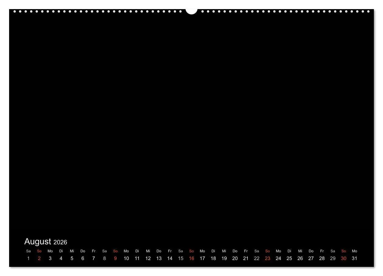 Bild: 9783516227635 | Bastelkalender - Schwarz (Wandkalender 2026 DIN A2 quer), CALVENDO...