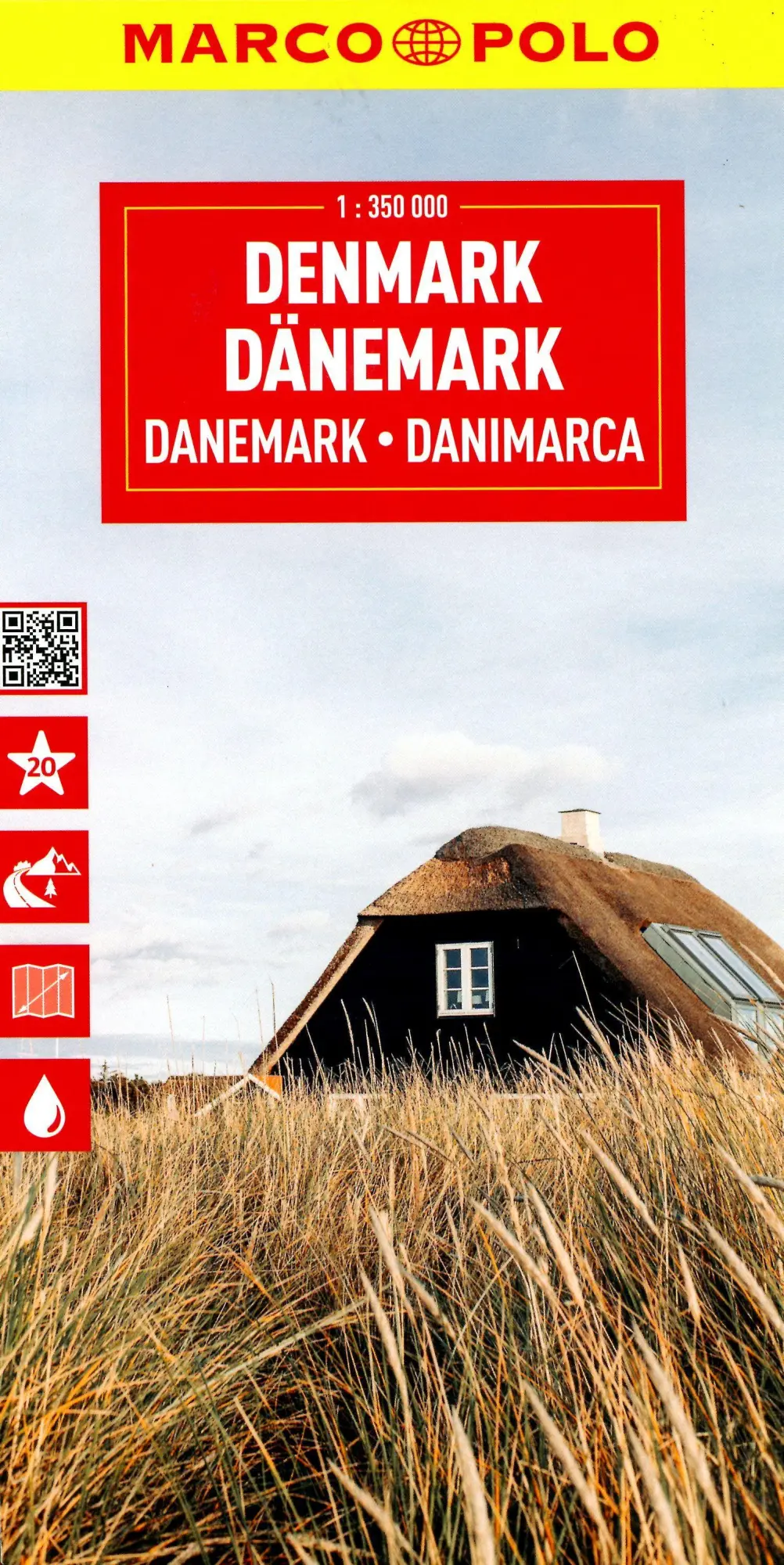 Cover: 9783575017635 | MARCO POLO Reisekarte Dänemark 1:350.000 | (Land-)Karte | Deutsch