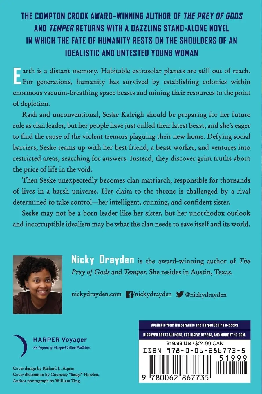 Rückseite: 9780062867735 | Escaping Exodus | Nicky Drayden | Taschenbuch | Englisch | 2019