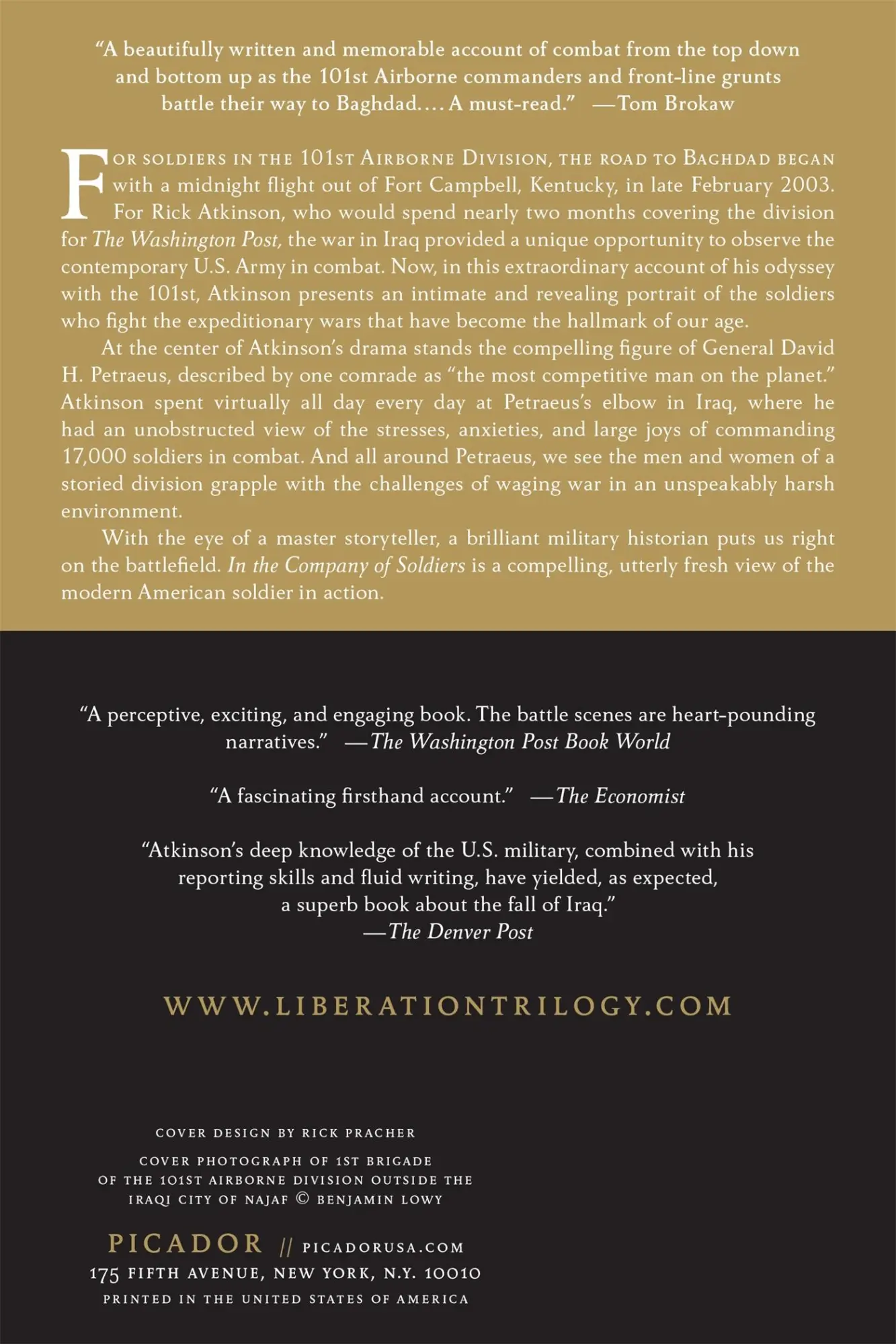 Rückseite: 9780805077735 | In the Company of Soldiers | Rick Atkinson | Taschenbuch | Englisch
