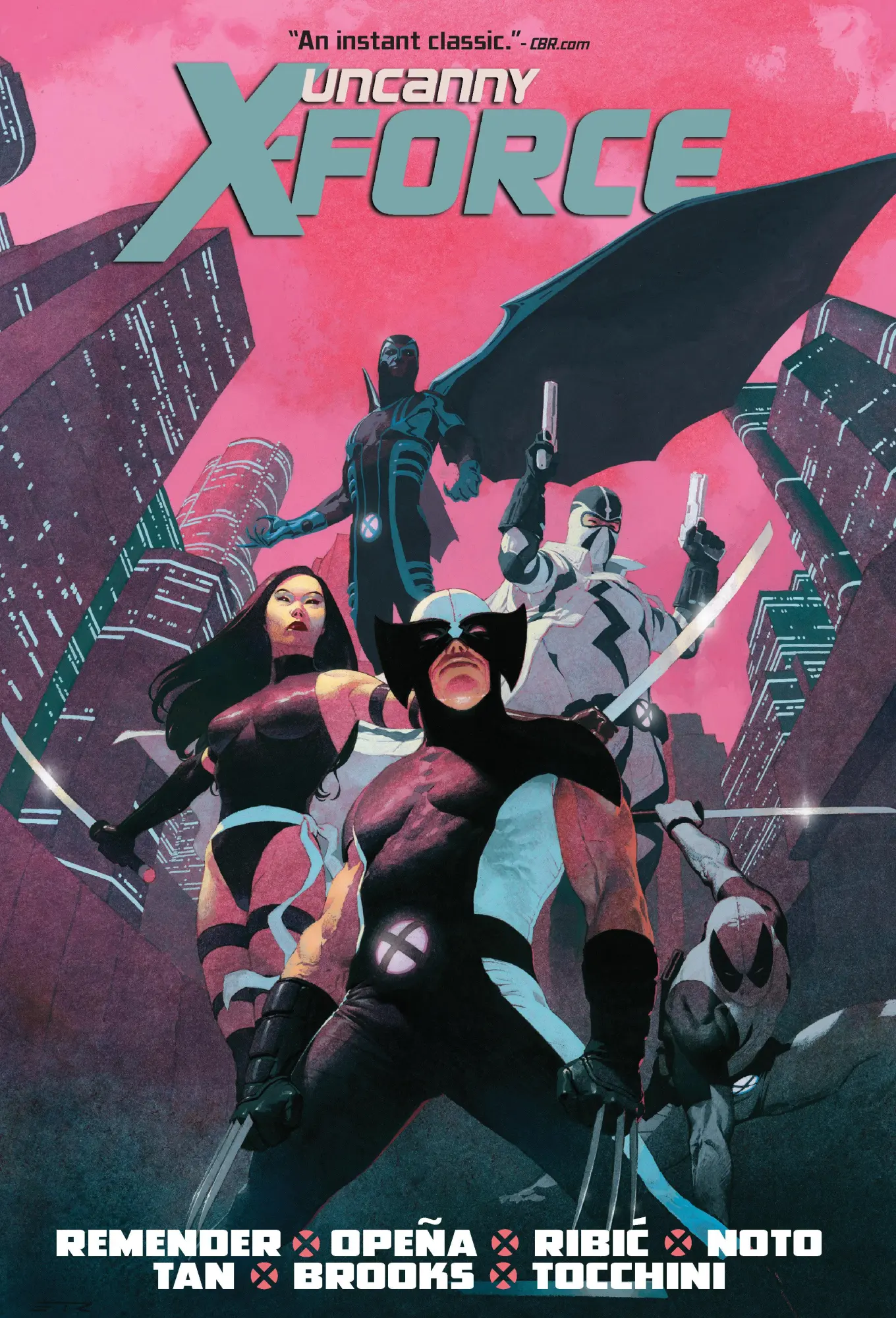 Cover: 9781302957735 | Uncanny X-Force by Rick Remender Omnibus Ribic Cover [New Printing 2]