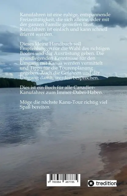 Rückseite: 9783384487735 | Kanu-Paddeln | Ein kleines Handbuch | Gustav Grönnäs | Taschenbuch