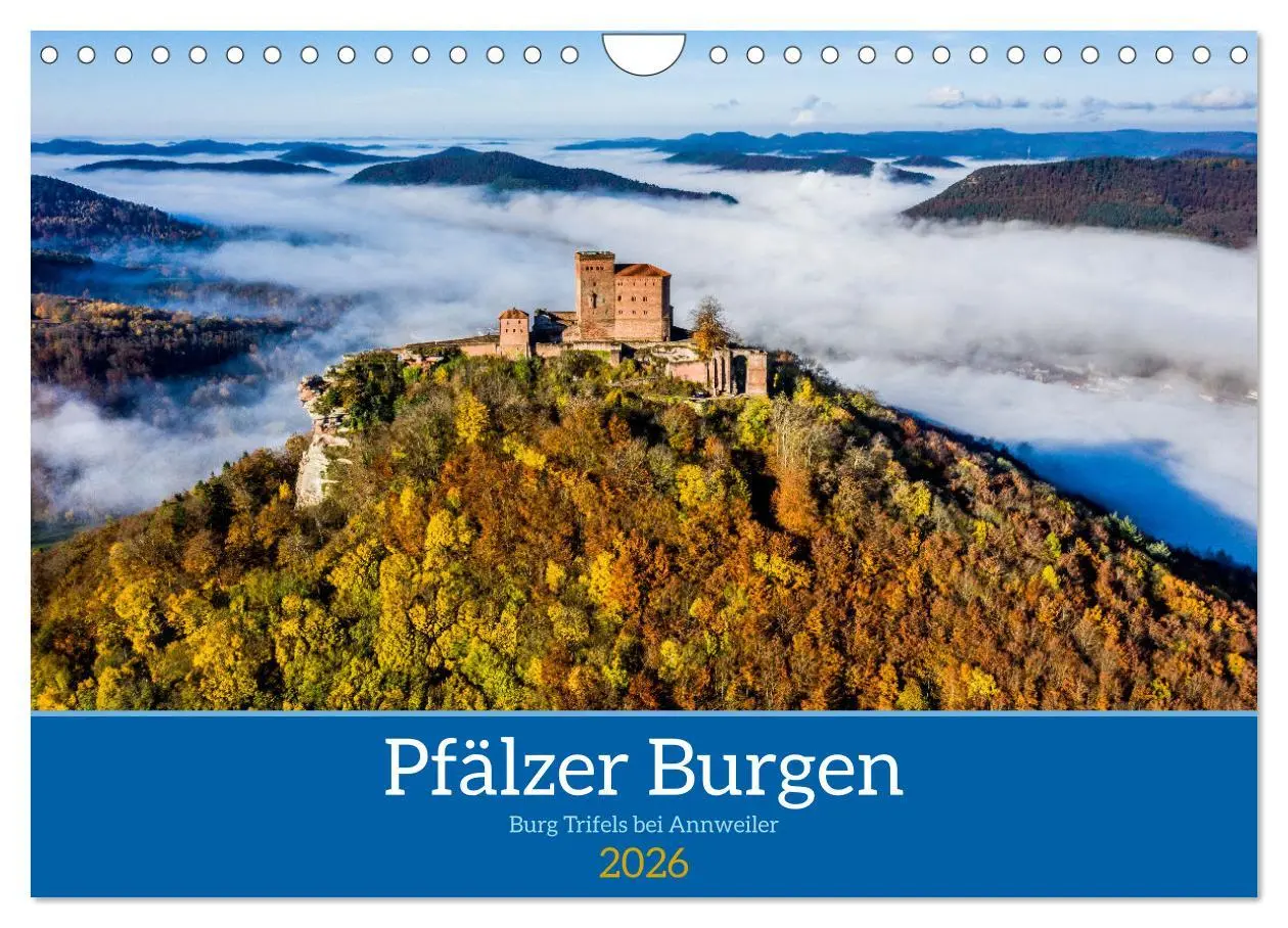 Cover: 9783457297735 | Pfälzer Burgen (Wandkalender 2026 DIN A4 quer), CALVENDO...