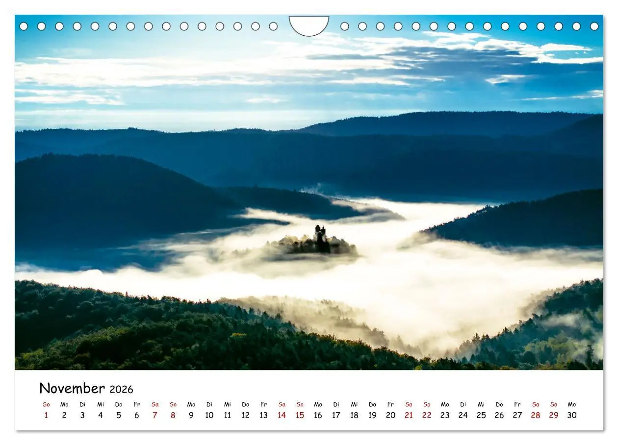 Bild: 9783457297735 | Pfälzer Burgen (Wandkalender 2026 DIN A4 quer), CALVENDO...