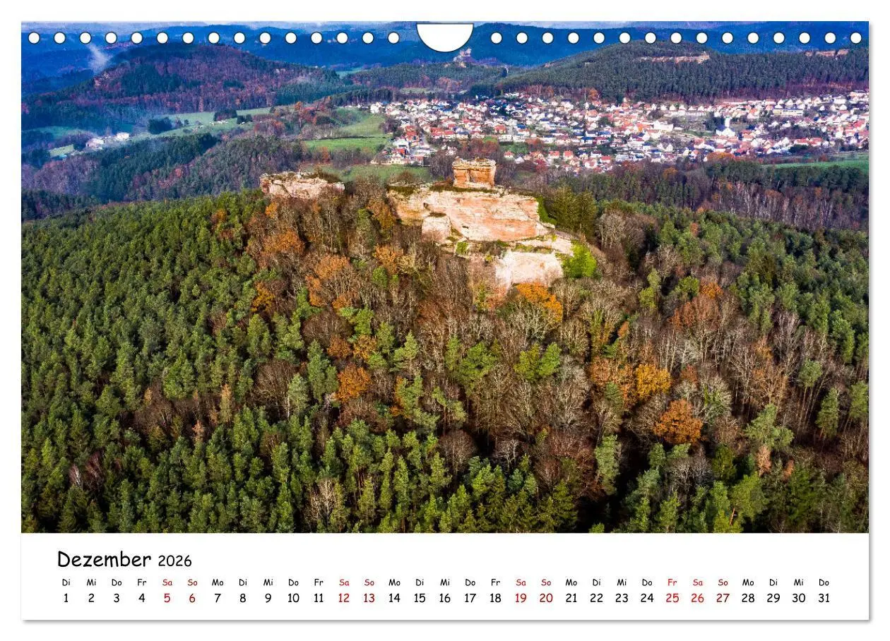 Bild: 9783457297735 | Pfälzer Burgen (Wandkalender 2026 DIN A4 quer), CALVENDO...