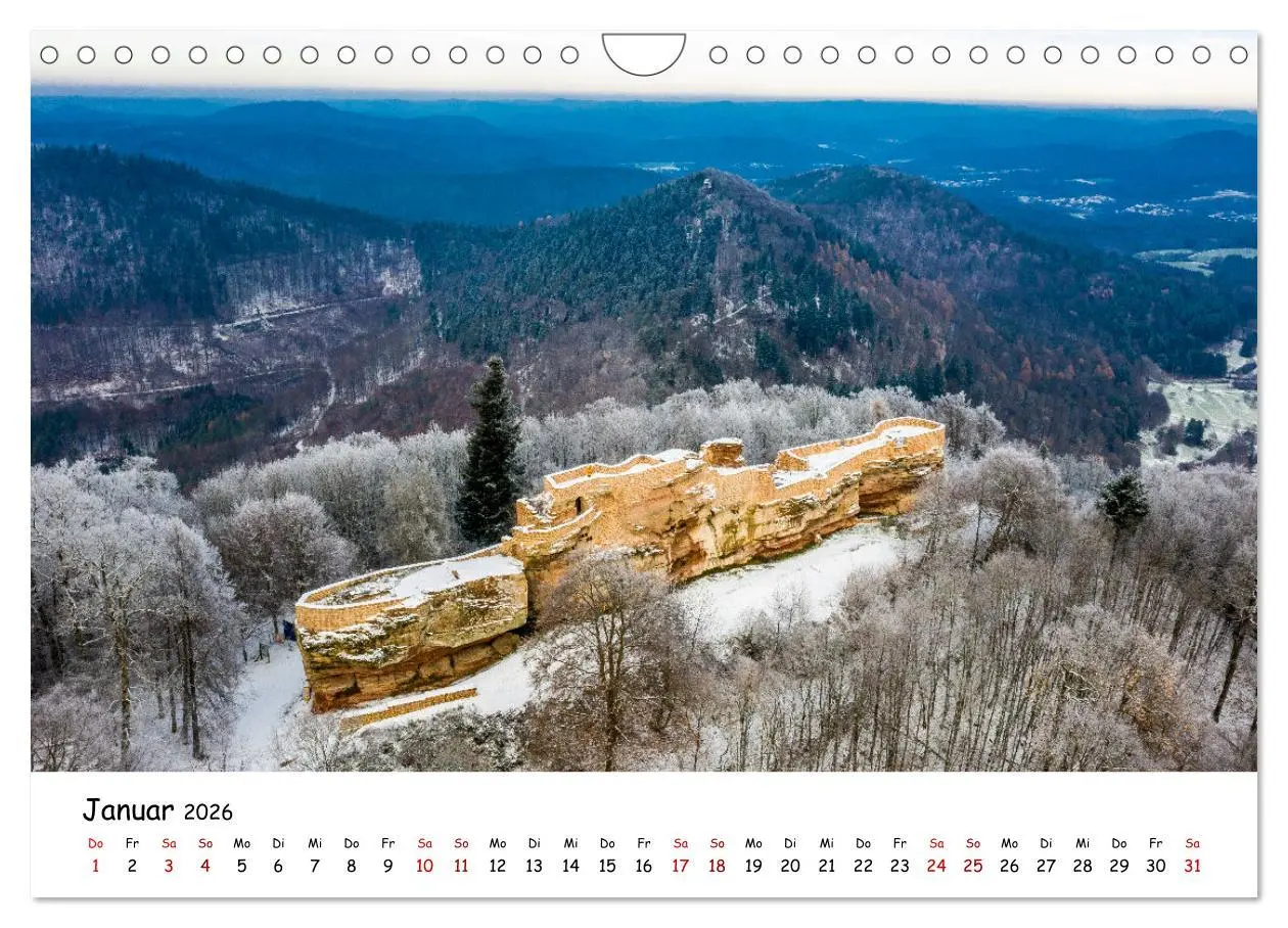 Bild: 9783457297735 | Pfälzer Burgen (Wandkalender 2026 DIN A4 quer), CALVENDO...