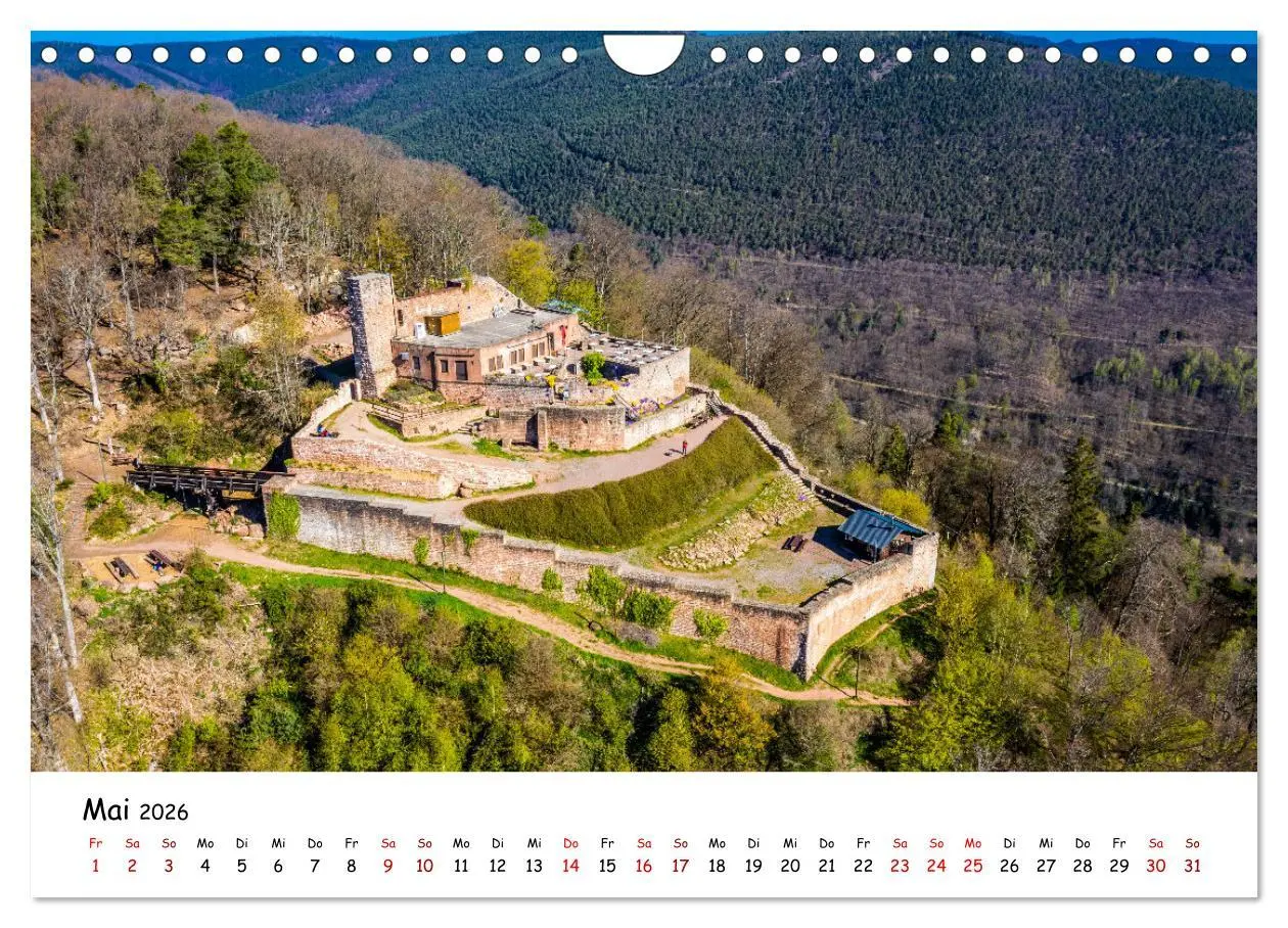 Bild: 9783457297735 | Pfälzer Burgen (Wandkalender 2026 DIN A4 quer), CALVENDO...