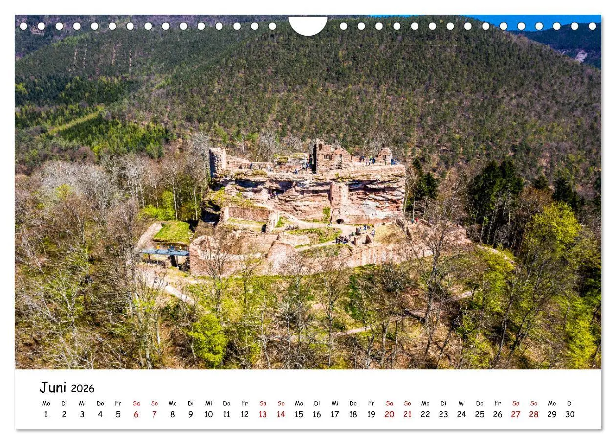 Bild: 9783457297735 | Pfälzer Burgen (Wandkalender 2026 DIN A4 quer), CALVENDO...