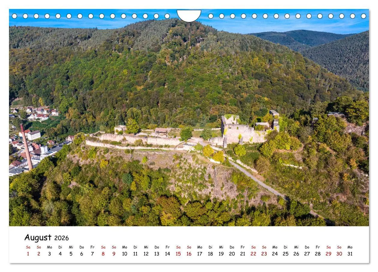 Bild: 9783457297735 | Pfälzer Burgen (Wandkalender 2026 DIN A4 quer), CALVENDO...