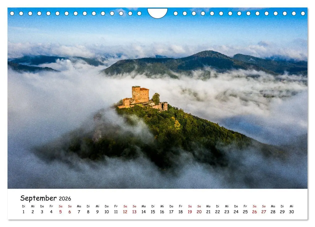 Bild: 9783457297735 | Pfälzer Burgen (Wandkalender 2026 DIN A4 quer), CALVENDO...