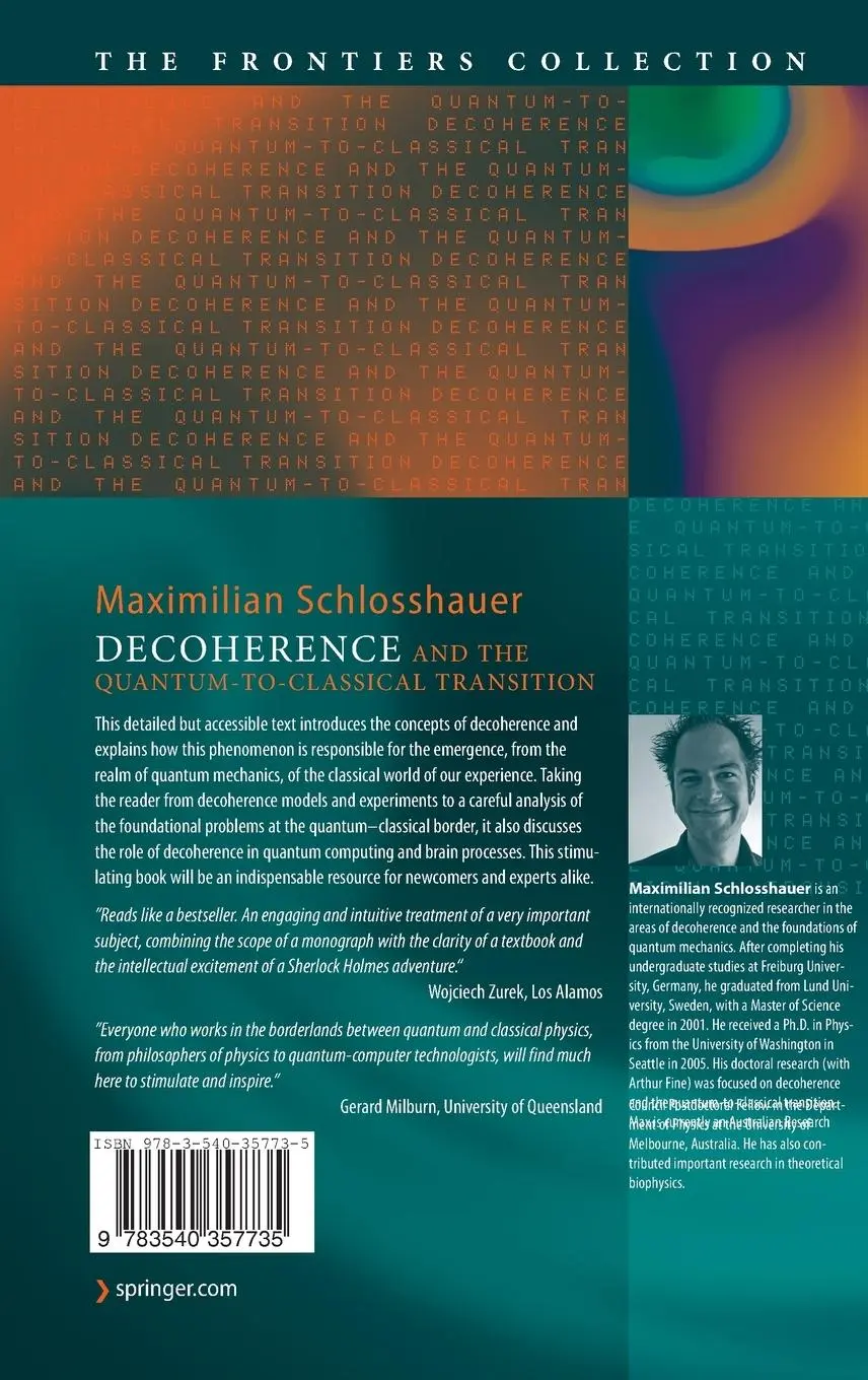 Rückseite: 9783540357735 | Decoherence | and the Quantum-To-Classical Transition | Schlosshauer