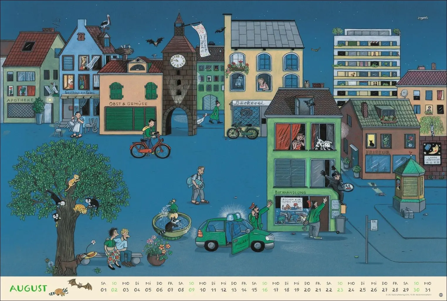 Bild: 9783756417735 | R.S. Berner Wimmel-Kalender 2026 | Rotraut Susanne Berner | Kalender