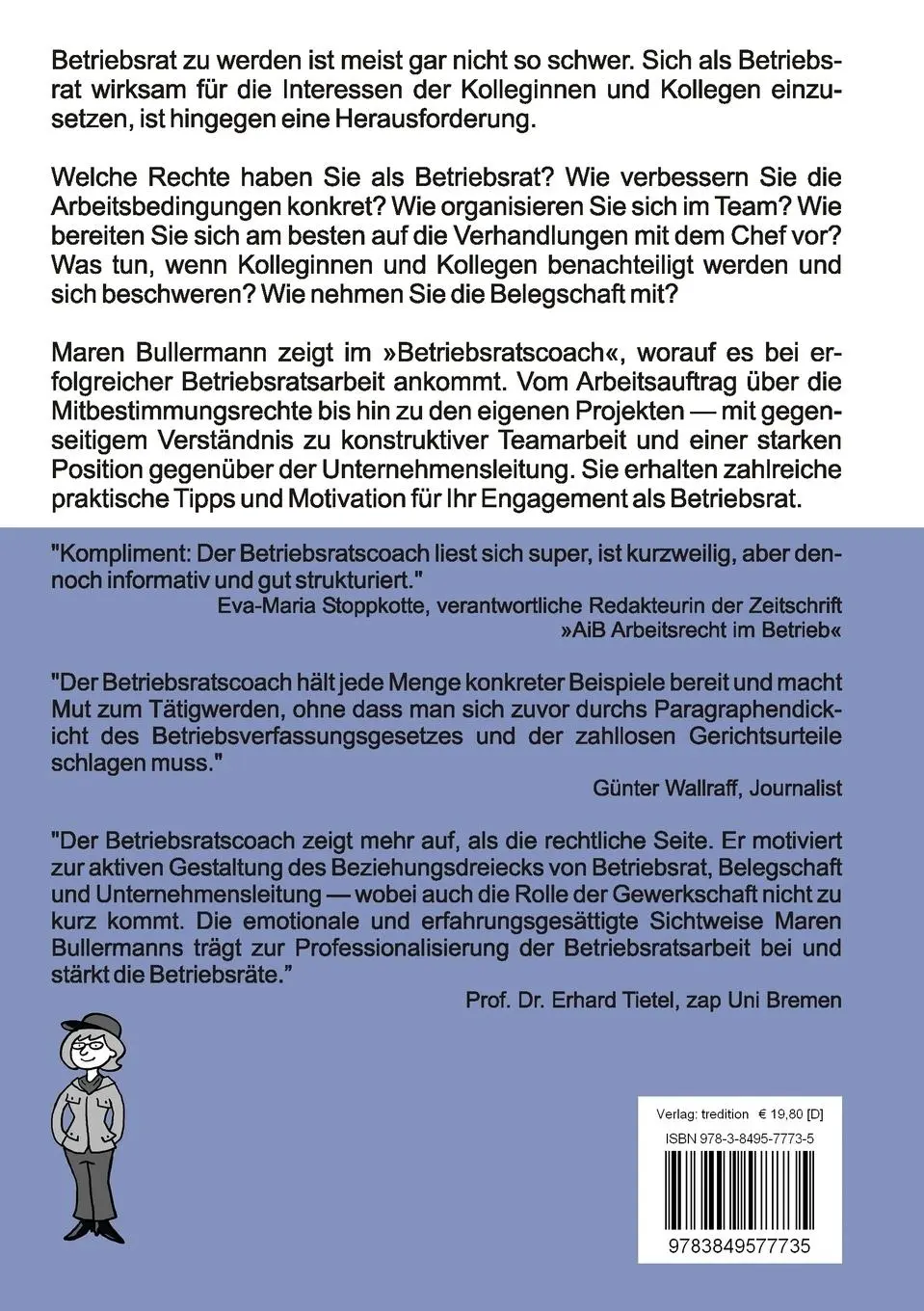 Rückseite: 9783849577735 | Der Betriebsratscoach | Unterstützung für erfolgreiche Arbeit | Buch