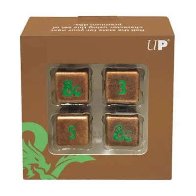 Cover: 74427187835 | UP - Heavy Metal Feywild Copper and Green D6 Dice Set (4ct) for...