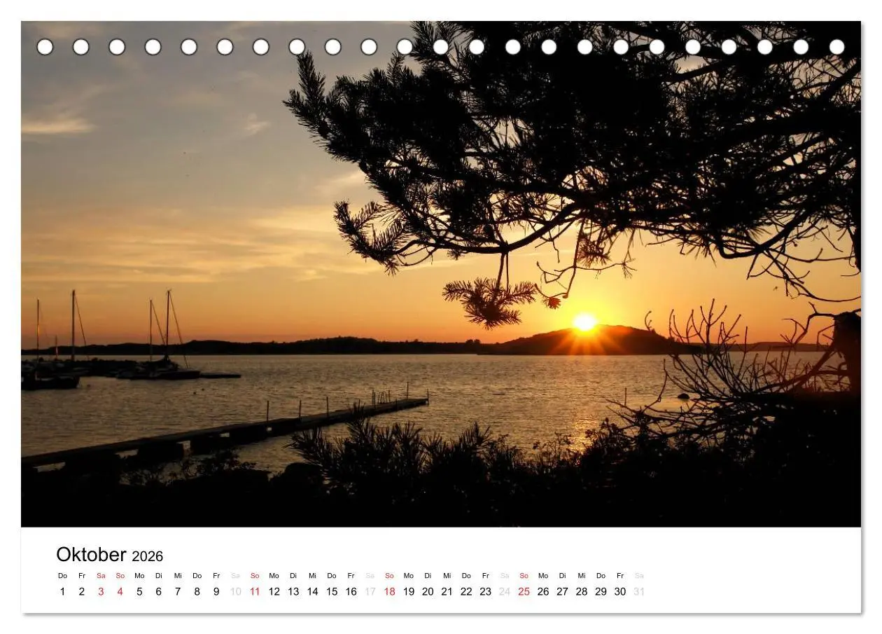 Bild: 9783516137835 | Wundervolles Schweden 2026 (Tischkalender 2026 DIN A5 quer),...