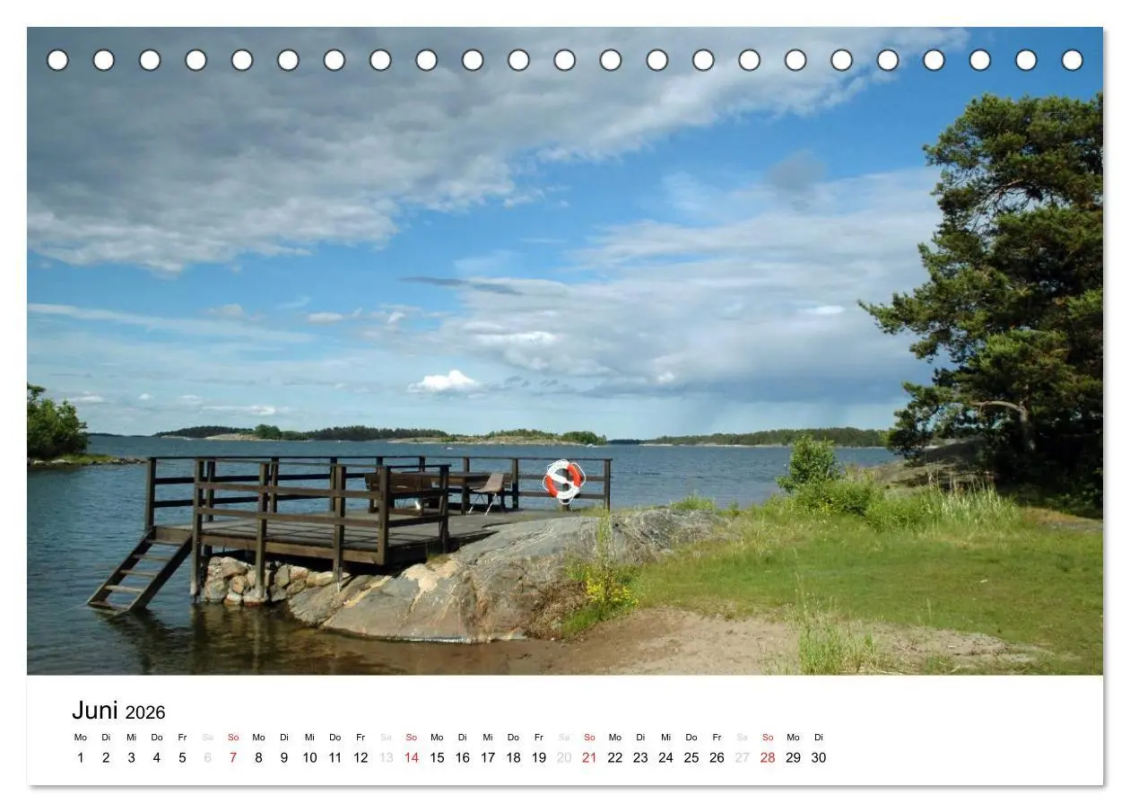 Bild: 9783516137835 | Wundervolles Schweden 2026 (Tischkalender 2026 DIN A5 quer),...