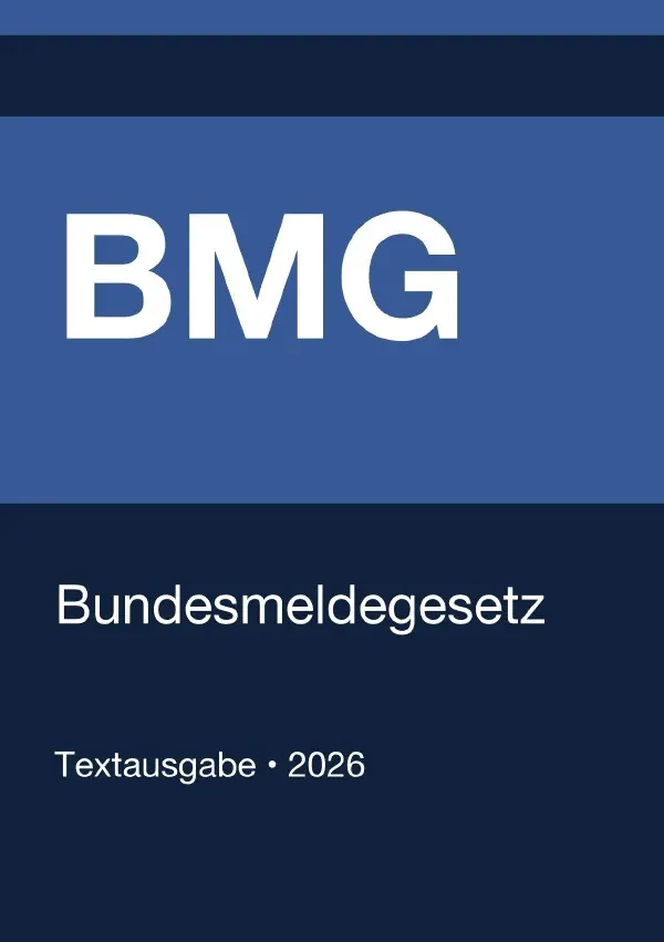 Cover: 9783565267835 | BMG - Bundesmeldegesetz (Deutschland) 2026 | Gesetze24 Deutschland