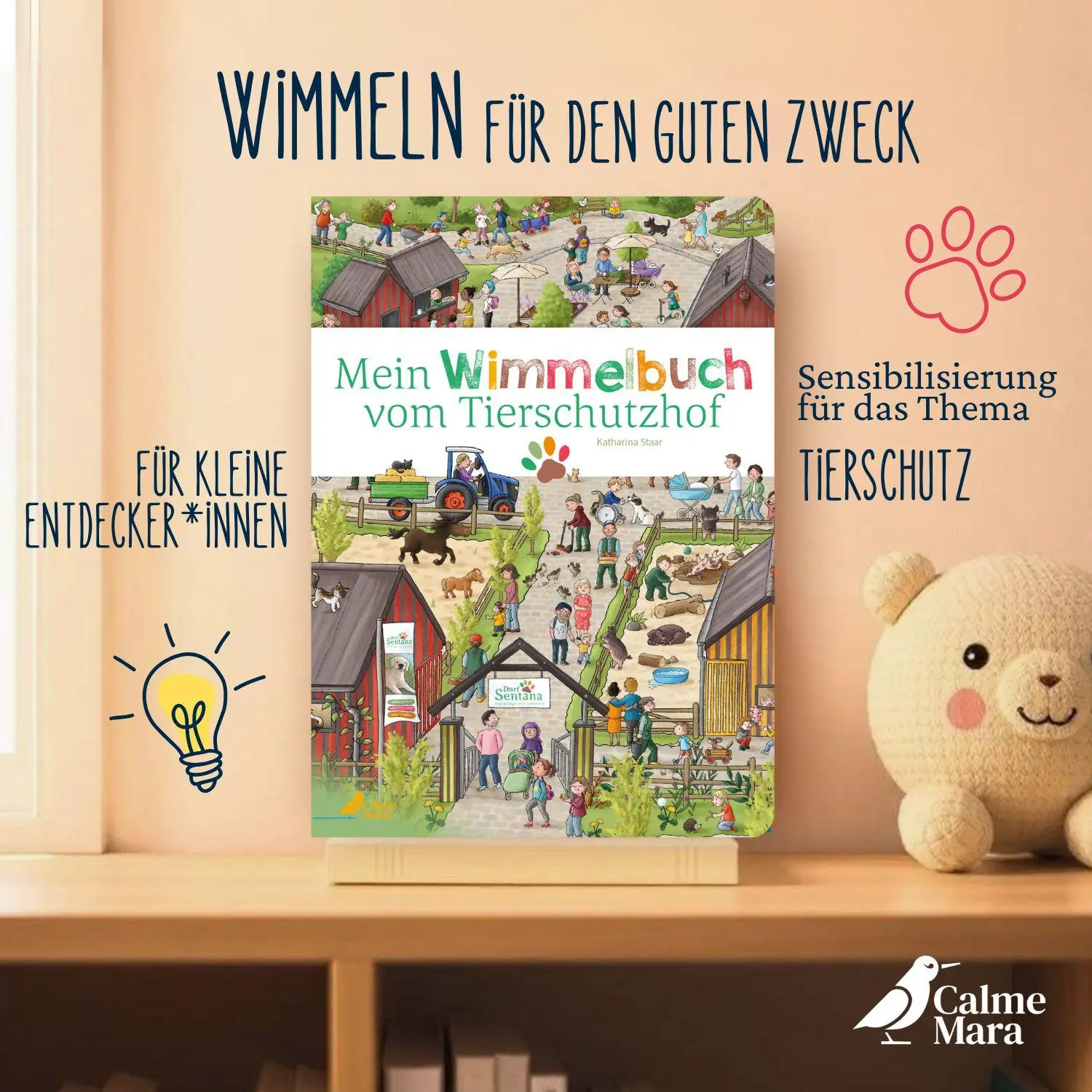 Bild: 9783948877835 | Mein Wimmelbuch vom Tierschutzhof | Katharina Staar | Buch | 16 S.
