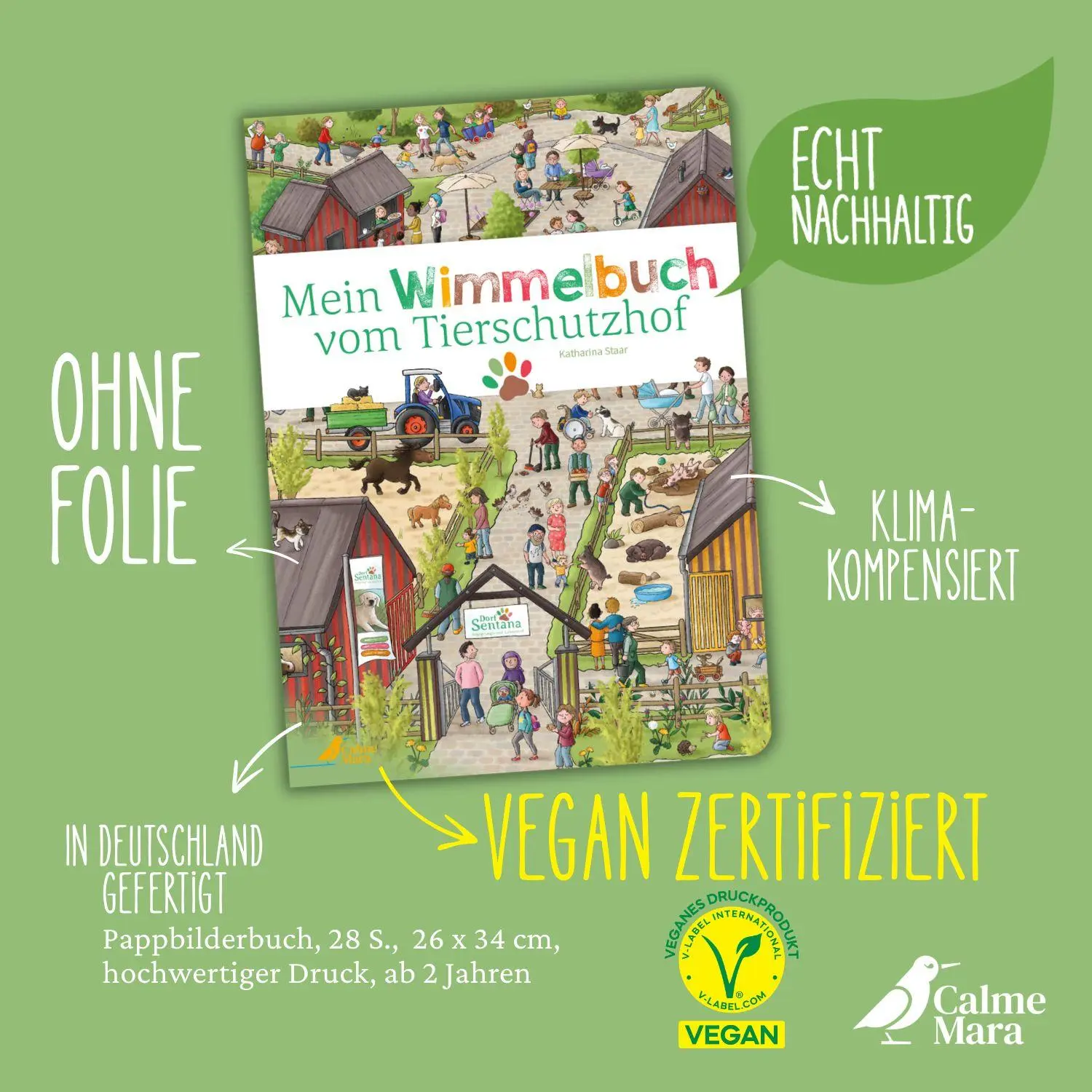 Bild: 9783948877835 | Mein Wimmelbuch vom Tierschutzhof | Katharina Staar | Buch | 16 S.