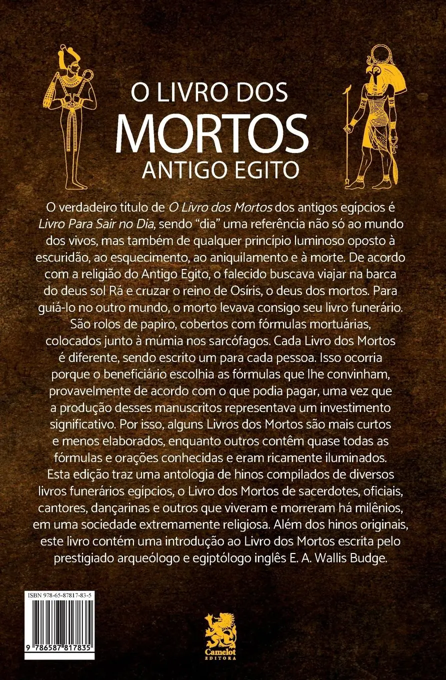 Rückseite: 9786587817835 | O Livro dos Mortos | E. A. Wallis Budge | Taschenbuch | Portugiesisch
