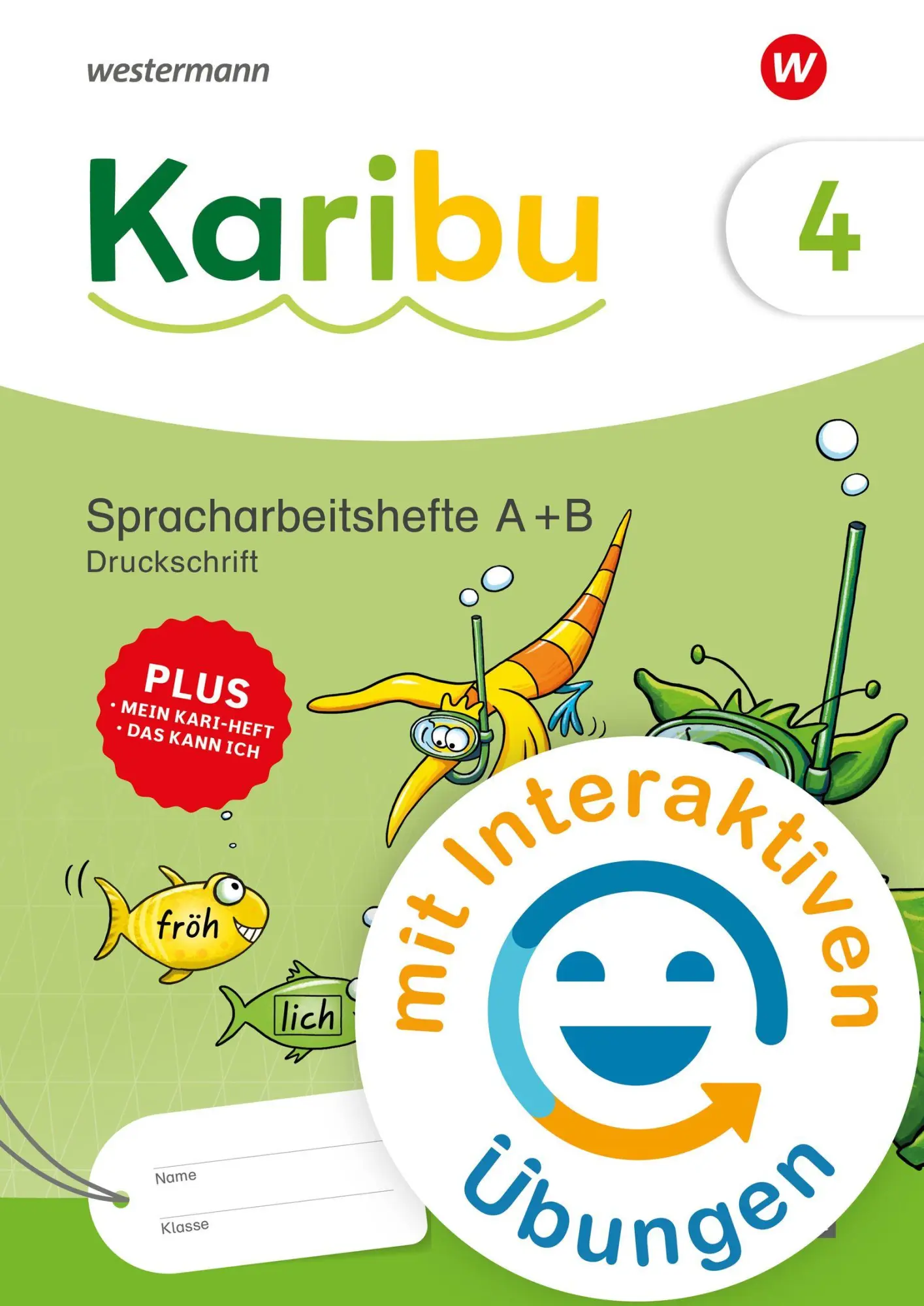 Cover: 9783141297935 | Karibu. Spracharbeitshefte 4 Druckschrift mit Diagnoseheft und...