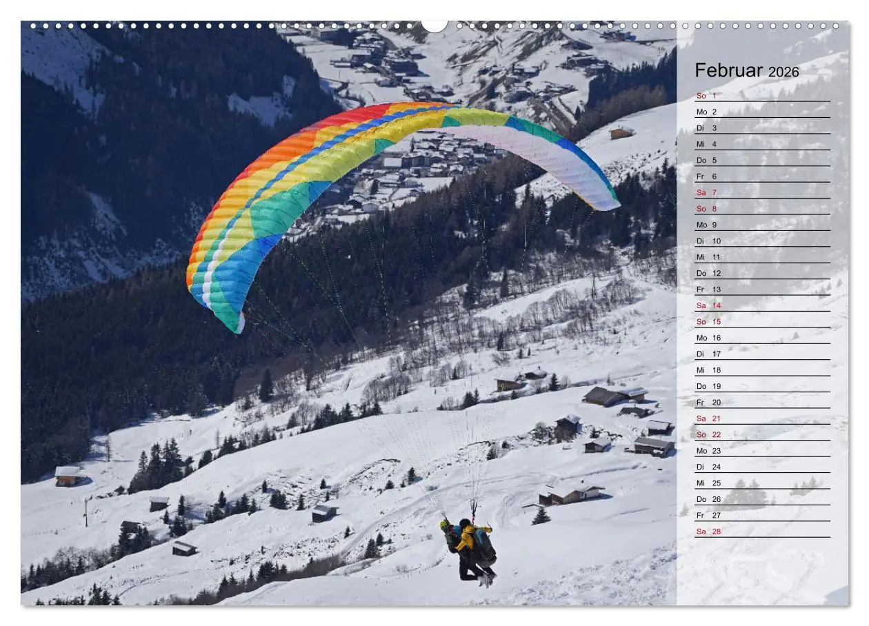 Bild: 9783457417935 | Gleitschirmfliegen in den Tuxer Alpen (hochwertiger Premium...