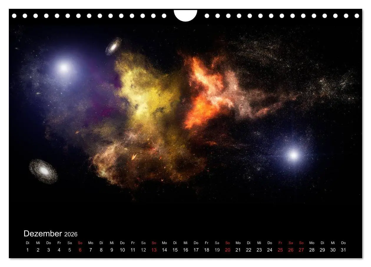 Bild: 9783457967935 | Kosmische Panoramen (Wandkalender 2026 DIN A4 quer), CALVENDO...