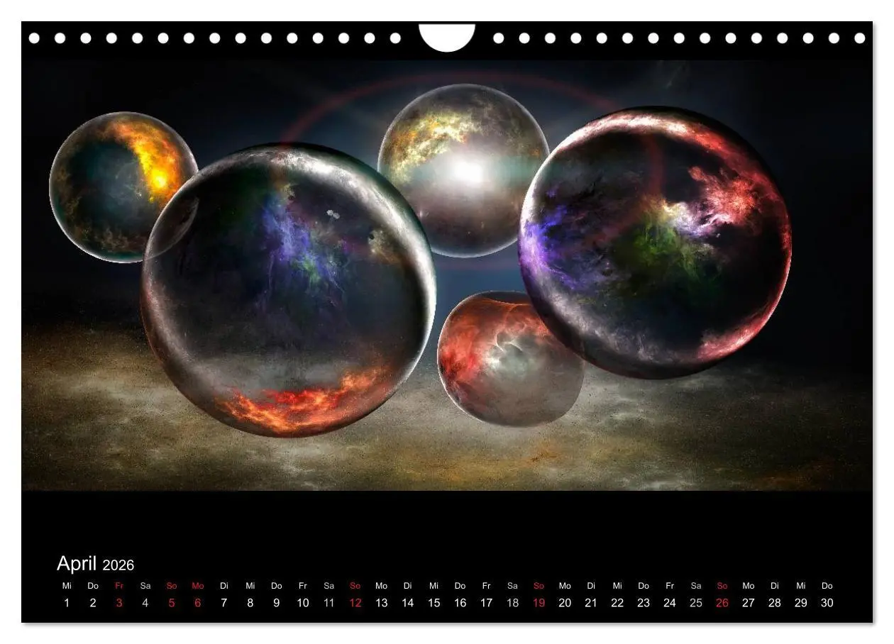 Bild: 9783457967935 | Kosmische Panoramen (Wandkalender 2026 DIN A4 quer), CALVENDO...