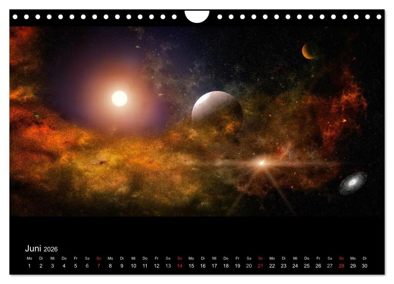 Bild: 9783457967935 | Kosmische Panoramen (Wandkalender 2026 DIN A4 quer), CALVENDO...