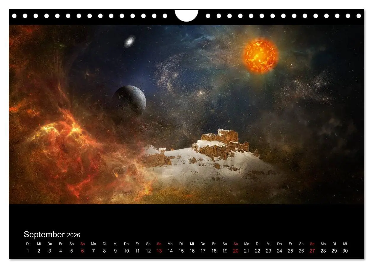 Bild: 9783457967935 | Kosmische Panoramen (Wandkalender 2026 DIN A4 quer), CALVENDO...